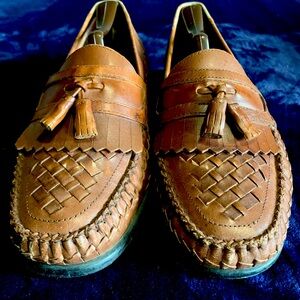 Nunn Bush Brown Leather Loafers. 9.5M